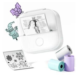Phomemo Mini Printer - T02 Sticker Portable Small Printer Machine with Paper US